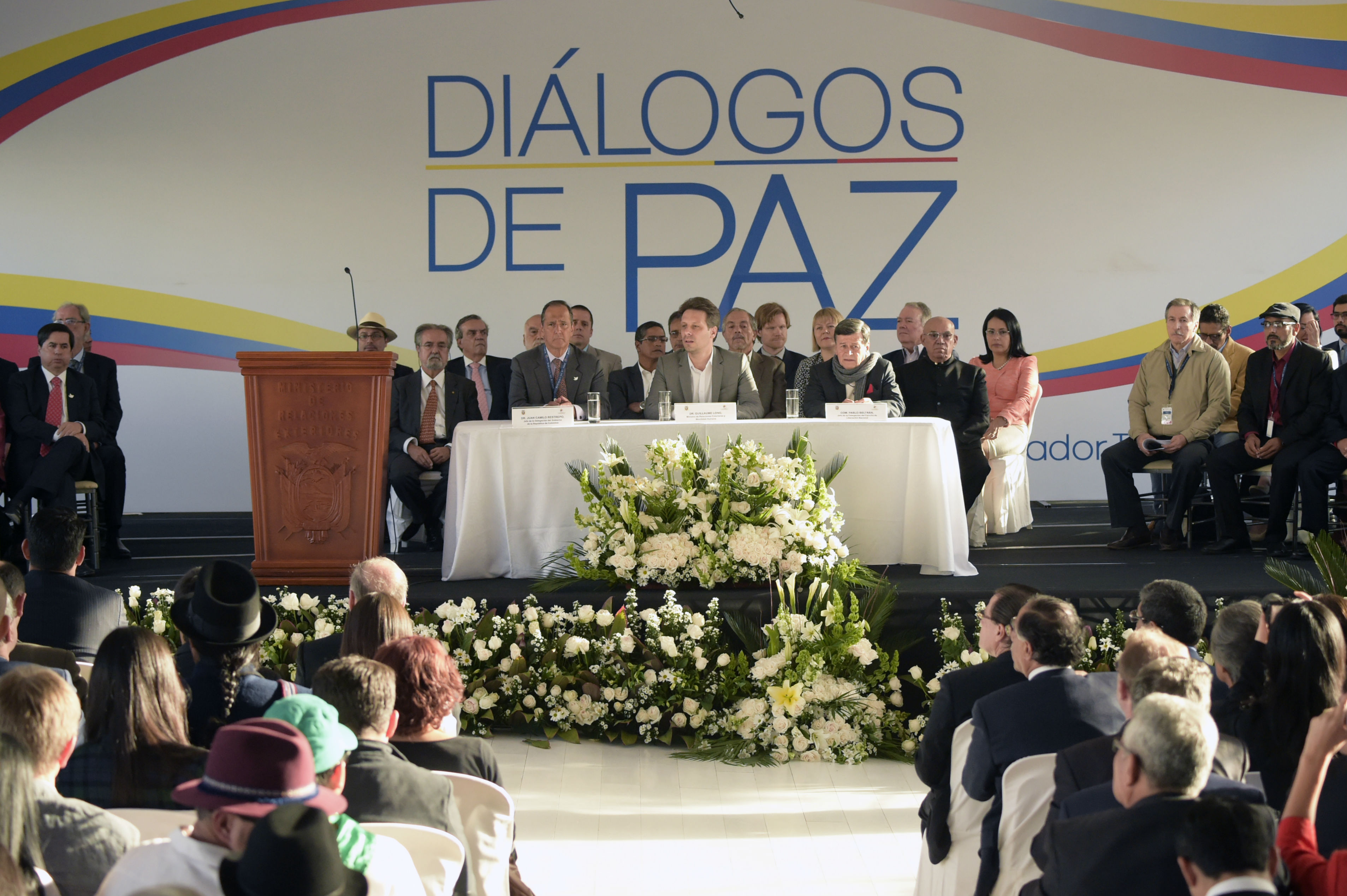 El 7 de febrero, en una hacienda jesuita a las afueras de Quito, fue instalada la mesa de diálogos entre el Gobierno y el Eln.