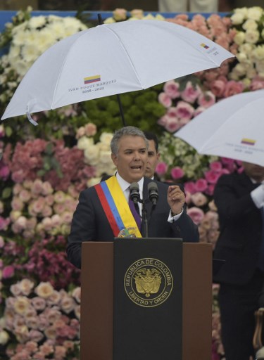 COLOMBIA-INAUGURATION-DUQUE
